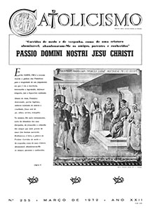 Capa Catolicismo nº 255